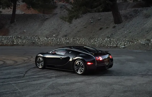 Picture Bugatti, Veyron, Bugatti Veyron, black, 16.4, Black Blood