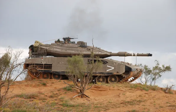 Developed, Photo, produced, Israel, "Merkava, (ивр. Buggy, Mk4», chariot) main battle tank