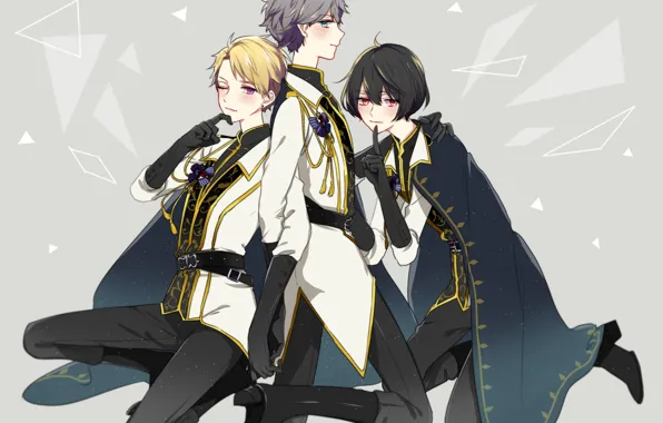 The game, anime, Gloves, guys, princes, Ensemble Stars!