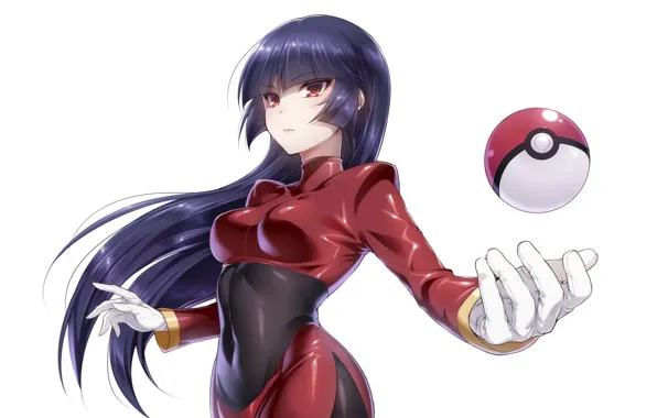 Bodysuit, anime, brunette, Pokemon, oppai, bishojo, seifuku, japonese