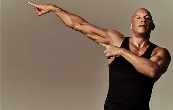 Pose, background, actor, VIN Diesel, Vin Diesel