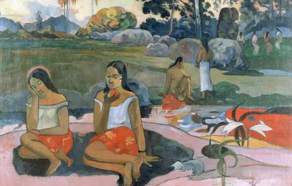 Picture, genre, Paul Gauguin, Eugene Henri Paul Gauguin, The Rite Of Spring