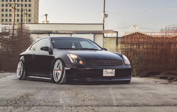 Infiniti, Black, Coupe, G35