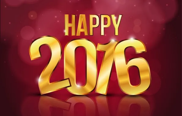 New, Happy, Year, 2016