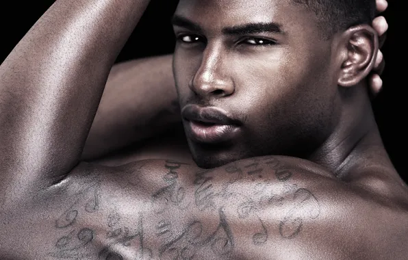 Look, tattoo, male, biceps, Broderick Hunter