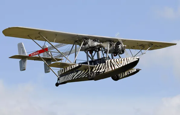 Picture the sky, flight, twin-engine, amphibian, Sikorsky S-38B