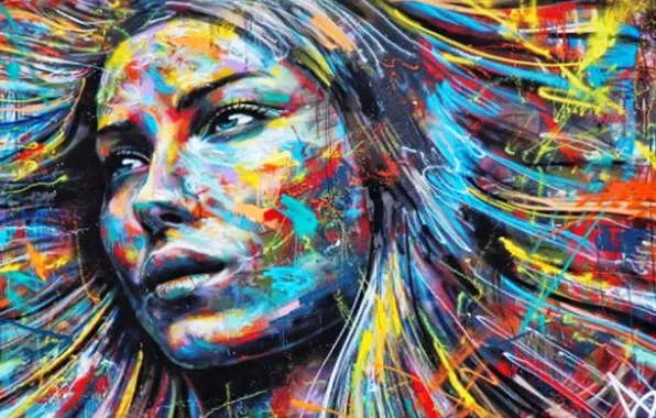 Girl, Graffiti, Street Art City