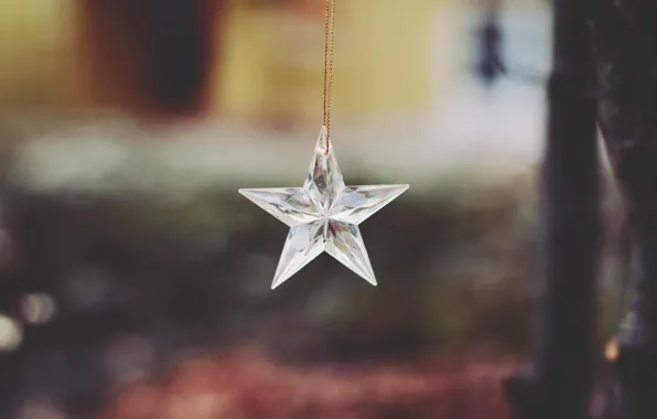 Star, decoration, suspension