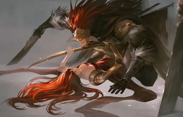 Girl, weapons, male, Elden Ring, Malenia, Blade of Miquella, Starscourge Radahn