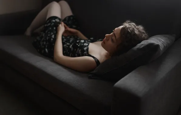 Legs, sponge, curls, Aleks Five, Katherine Becker