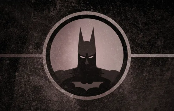 Picture logo, Batman, eyes