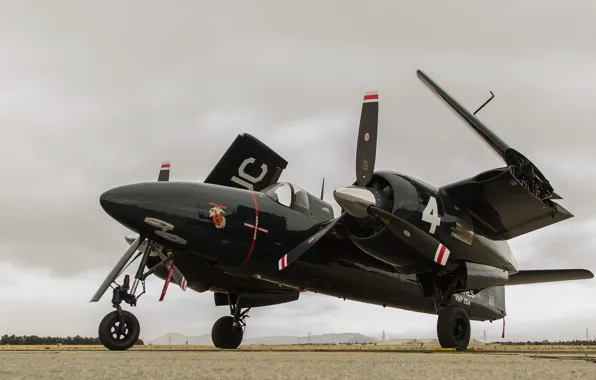 Fighter, the plane, carrier-based fighter, Grumman F7F Tigercat