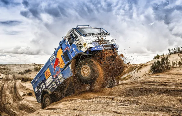 Picture The sky, Sand, Nature, Sport, Truck, Race, Master, Russia