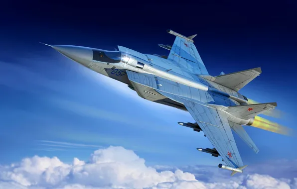 Russia, The MiG-31, Double, Videoconferencing Russia, Combat aircraft, The MiG-31M
