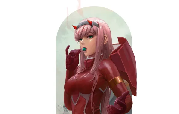 Girl, candy, 002, Darling In The Frankxx, Cute in France