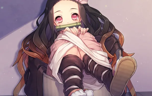 Look, girl, claws, Demon Slayer Kimetsu no Yaiba