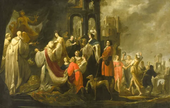 Picture, myth, Jacob Hogers, Idolatry Of King Solomon