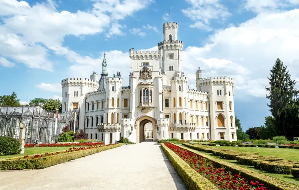 Style, garden, castle, construction