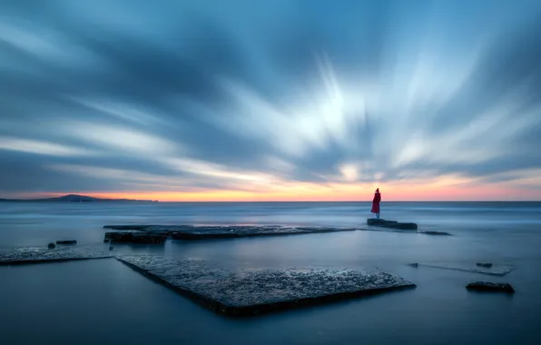 Islands, Islands, Coast, Coast, Reefs, Reefs, Dark dusk, Dark twilight