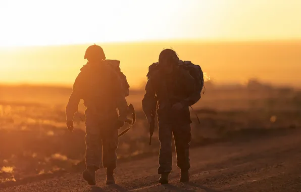 Light, army, soldiers