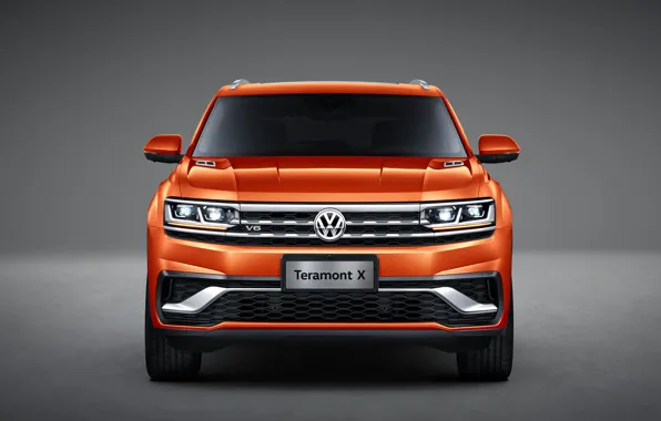 Volkswagen, front view, crossover, Atlas, 2019, Teramont X