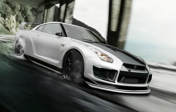 Picture Nissan, gt-r, Godzilla, by hoperformance, R35