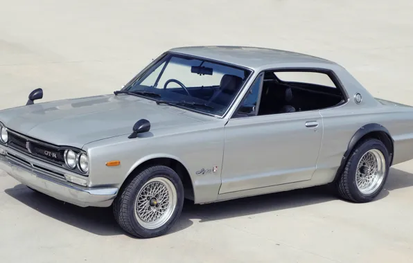 Auto, Machine, Grey, Nissan, Nissan, Car, 2000, Skyline