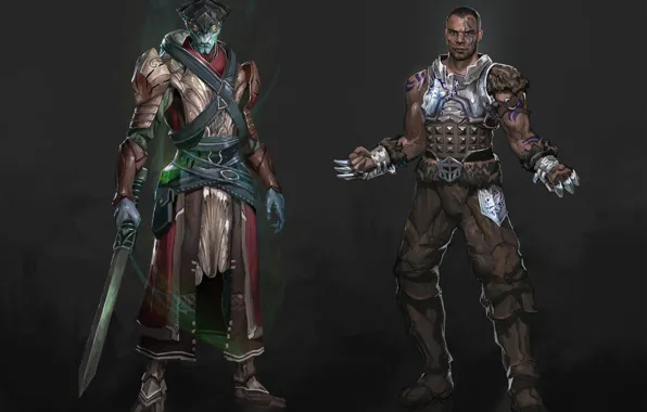 Sword, mass effect, art, Prothean, Javik, James Vega