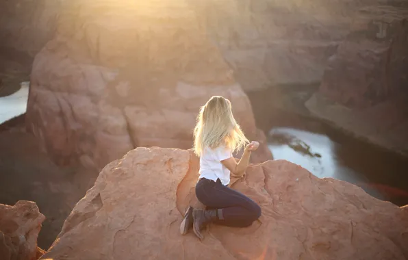 Picture blonde, The Grand Canyon, Grand Canyon