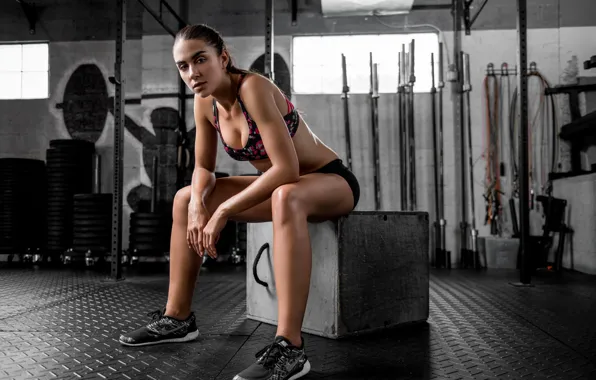 Look, figure, fitness, the gym, Dani