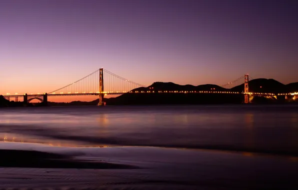 Water, Bridge, CA, Golden Gate Bridge, San Francisco