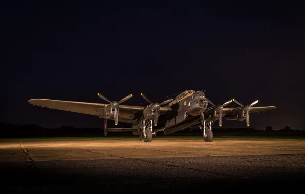 Picture light, night, Parking, the plane