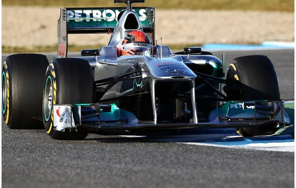 Picture Mercedes, Schumacher