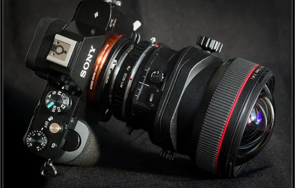 Picture camera, lens, Sony, Sony Alpha A7R