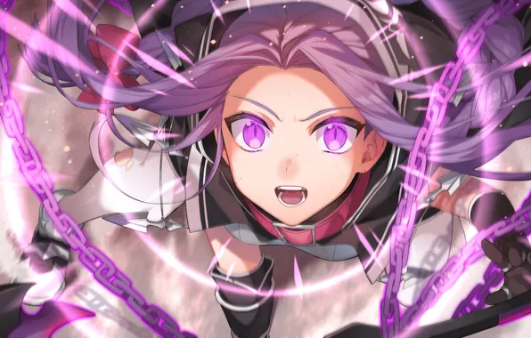 Look, Girl, chain, Medusa, Fate / Grand Order