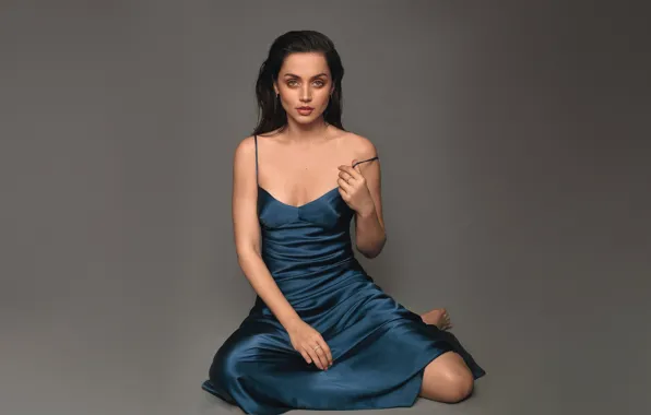 Look, girl, pose, photo, dress, beauty, Vogue, Ana De Armas
