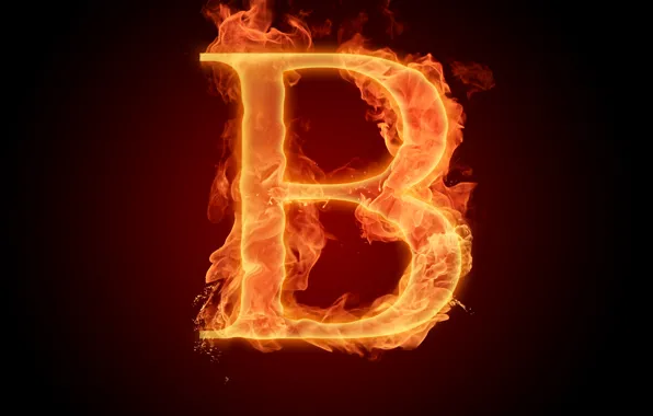 Fire, flame, letter, alphabet, Litera