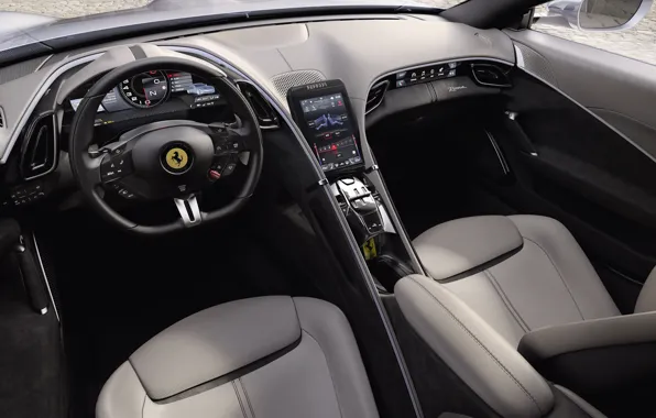 Ferrari, supercar, salon, Roma, 2020