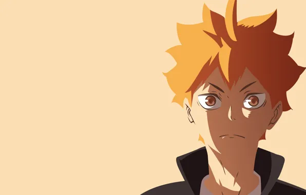Look, red, guy, Volleyball, Haikyuu, Hinata,