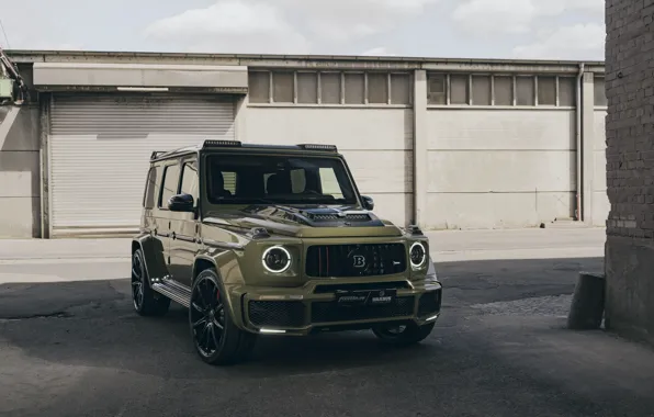 Car, machine, street, lights, tuning, garage, SUV, Mercedes