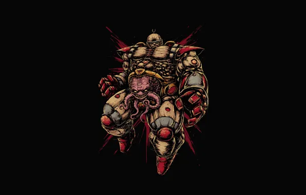 Minimalism, Style, Background, Teenage mutant ninja turtles, Art, Art, Style, TMNT