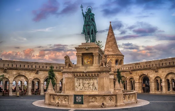 Hungary, Budapest, Stephanus Rex