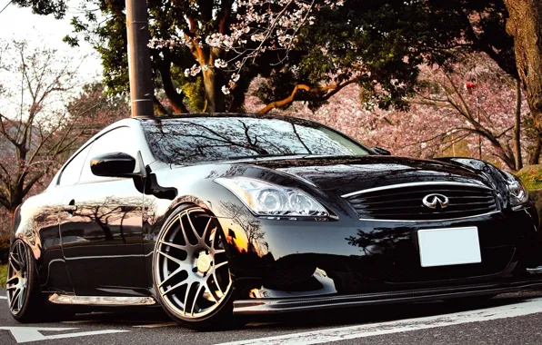 Japan, Machine, Black, Desktop, Car, Infiniti, Car, Beautiful