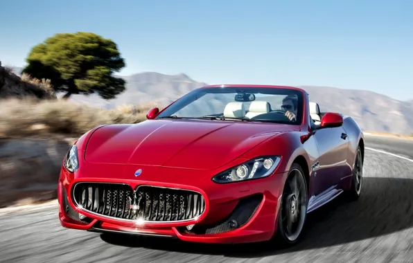 Red, Machine, Speed, Desktop, Maserati, Red, Car, Car