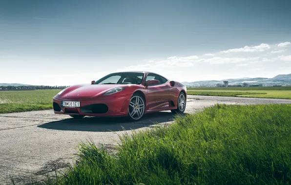 Picture red, ferrari, f430