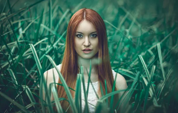 Picture Girl, World, Beautiful, fashion, Another, Redhead, Vegetation