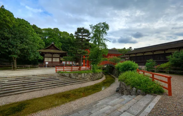 Japan, stage, temple, Japan, Kyoto