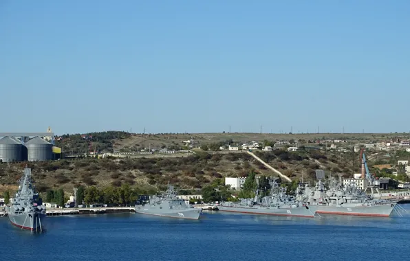 Ships, Bay, Sevastopol