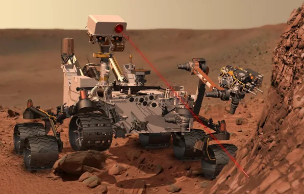 Picture laser, Mars, the Rover, MSL, Curiosity
