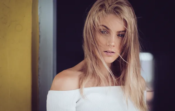 Look, face, hair, blonde, cutie